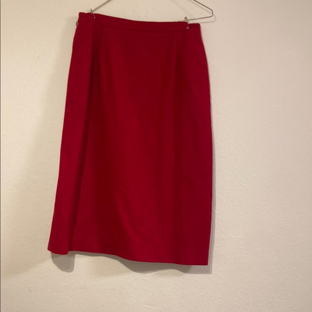 Elegant Red Women's Skirt